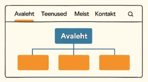 Kodulehe navigatsioon - Kuidas luua kasutajasõbralik ja SEO-sõbralik menüü?
