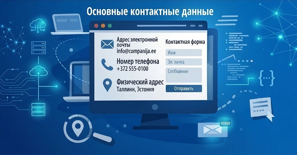 Что должна содержать хорошая контактная страница?